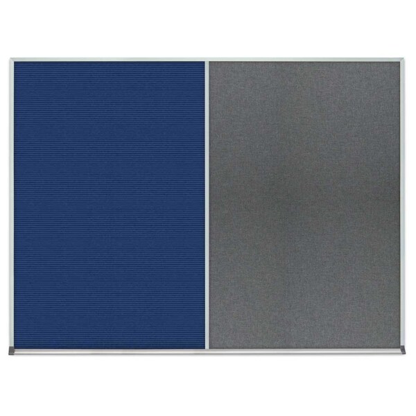 Single Door Radius Corkboard, 18"x24", Sat, UV7000RC-SATIN-SURF